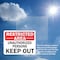 Signmission Restricted Area Unauthorized People Keep Out OSHA ANSI Sign, Plastic, 10in W x 7in L, 2PK OS-2PACK-MISC-P-710-L-19512 - alternate 7